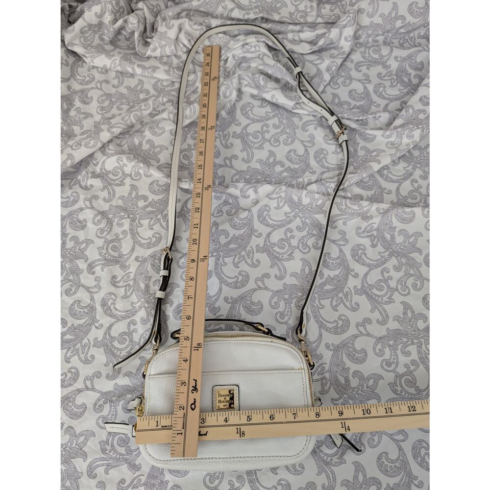 dooney & burke white leather crossbody bag - Picture 9 of 16